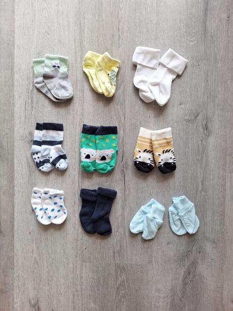 Ponožky a rukavice pre novorodenca, 18