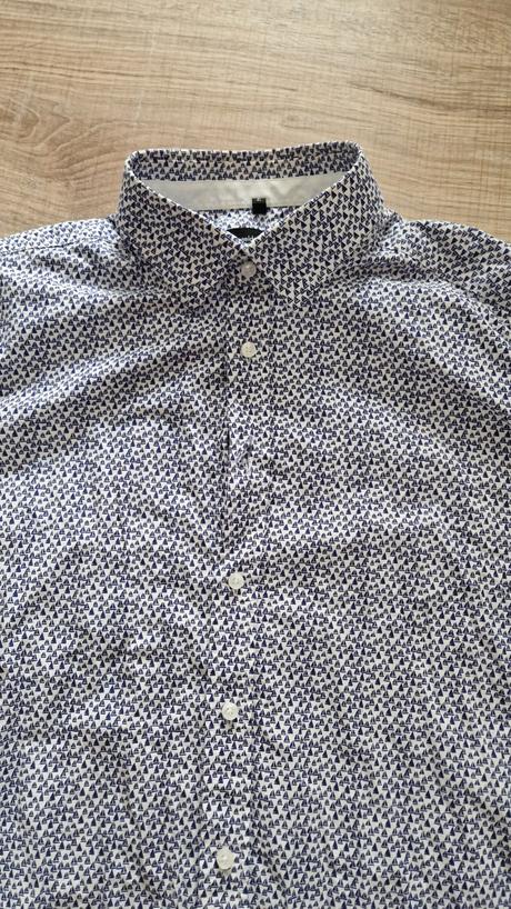 Košeľa s mini plachetnickami, l