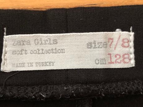 Detské legíny zara girls d 58, š 27cm, zara,128