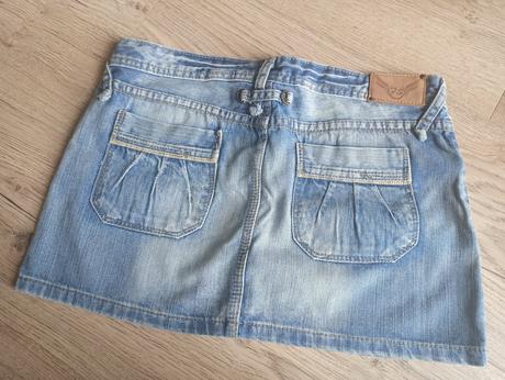 Riflová minisukňa fishbone veľ. m, fishbone,m