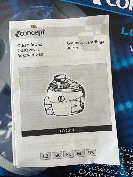 Concept odšťavovač, 