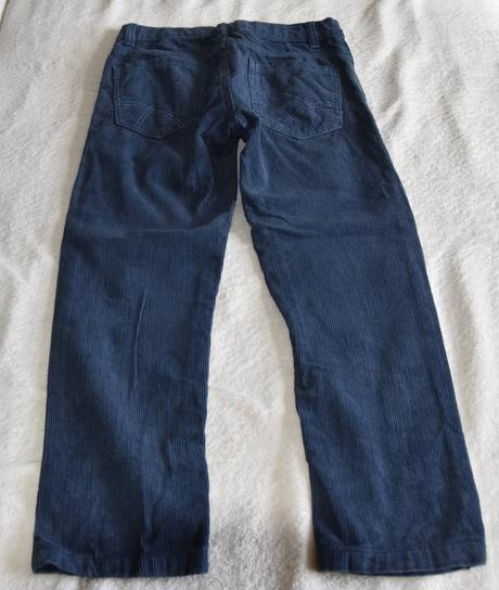 Menčestrové nohavice, tchibo,128