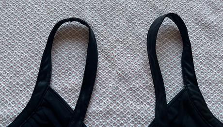 Čierny korzetový koženkový crop top, amisu, xs/34, amisu,xs