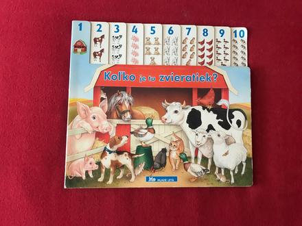 Knizka o zvieratkach - rozmer 31 x 34 cm,