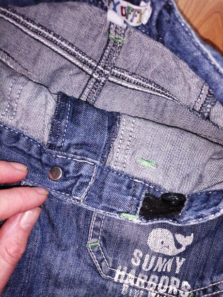 Štýlové chlapčenské rifľové kraťasy /šortky, 104