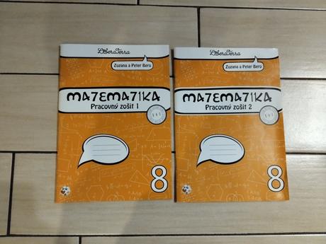Matematika 8 prac. zošit 1. časť a 2. časť, 