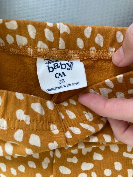 Suprava srnka, leginy a mikina, c&a,98