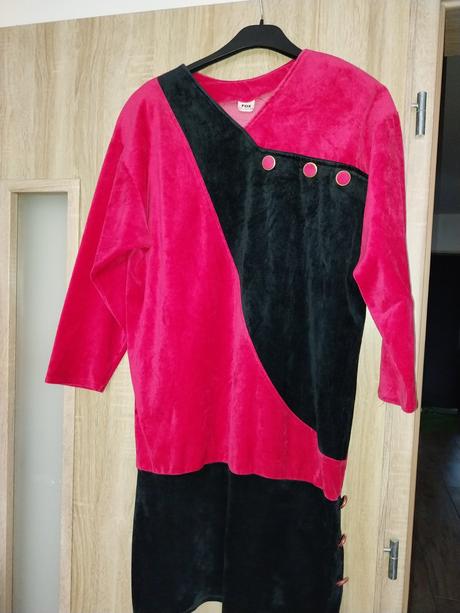 Zamatové šaty m-l, m