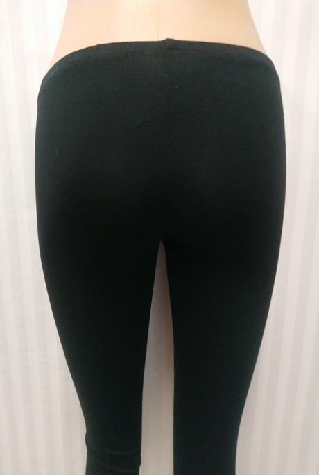Dámske čierne elastické legíny, janina, m, m