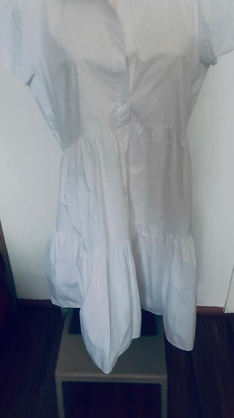 Biele koselove šaty, l