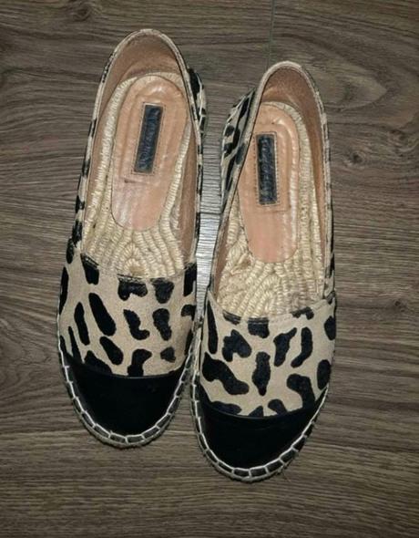Tigrovane espadrilky, bershka,37