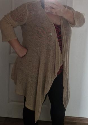 Bledý kardigan v. xl - 4xl, xxl