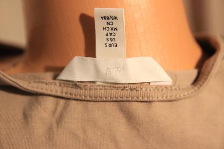 Bledo bavlnený hnedý body top, h&m, h&m,s