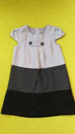 Hrubšie elegantné šaty 3-4 r, mothercare,104