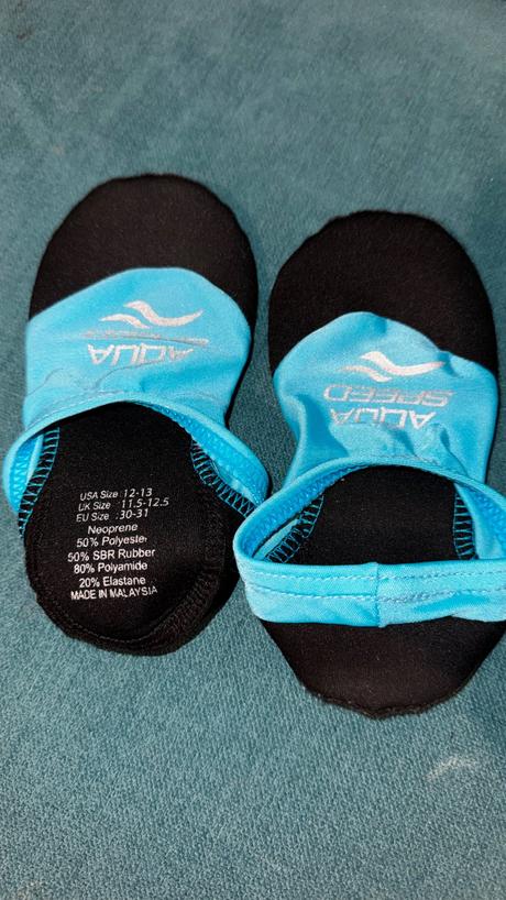 Aqua speed neoprénové ponožky k bazénu, 30