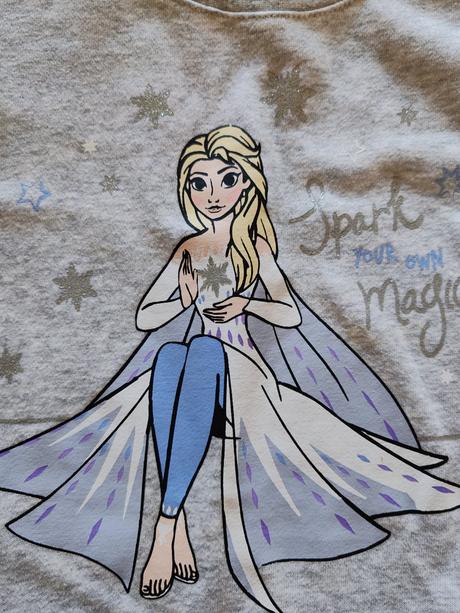 Teplé šaty frozen, lupilu,116