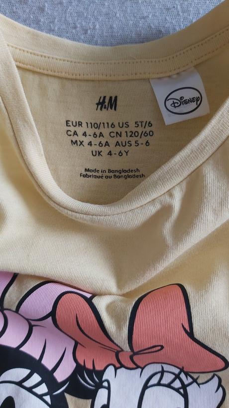 Šaty minnie a daisy h&m 110/116, h&m,110