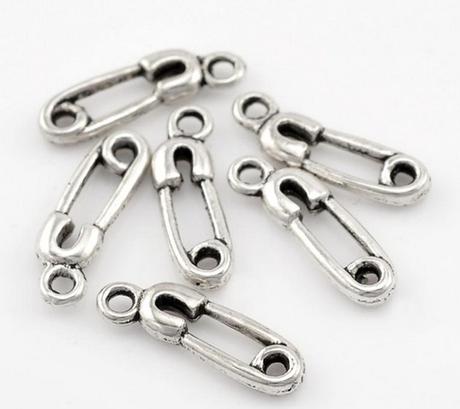 Prívesok spinka 19x6 mm, 