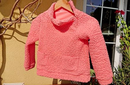 Teplučký dievčenský sveter, bunda - 122, 122