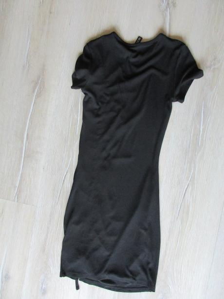 Čierne mini šaty h&m č.s, h&m,xs