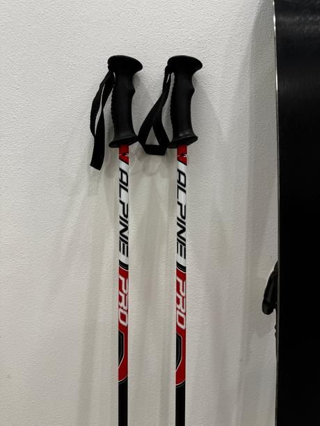Detské lyže dobermann, palice atomic, atomic,110-119 cm