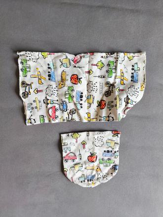 Tenká čiapka a nákrčník., <50