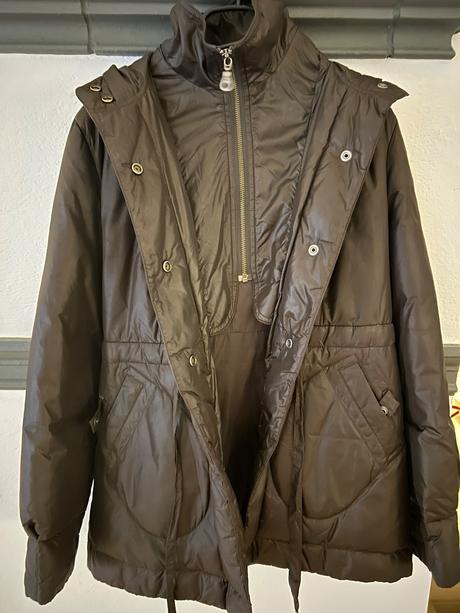 Sisley paperova bunda s pravou kozusinou, sisley,s