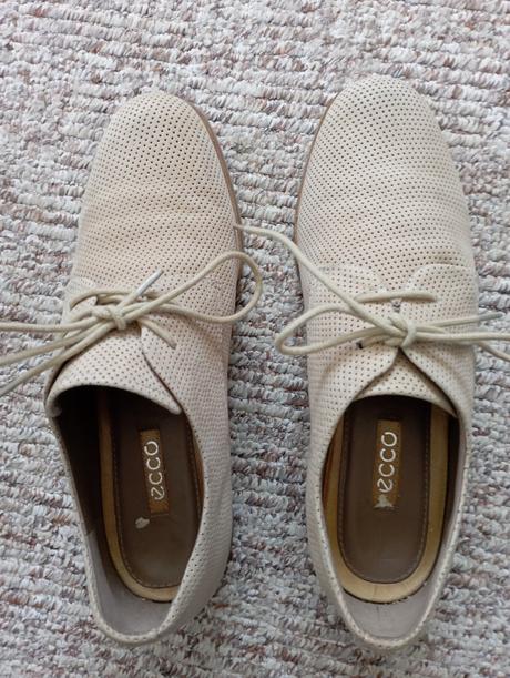 Kožené poltopánky, ecco,37