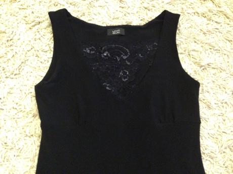 Elegantné čierne šaty unique vel.s, s