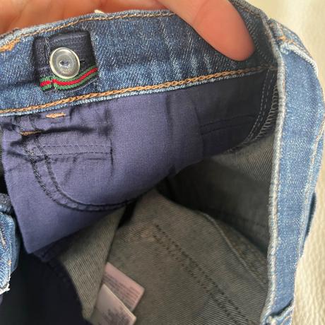 Gucci horsebit denim skirt dievčenská riflovasukňa, 116