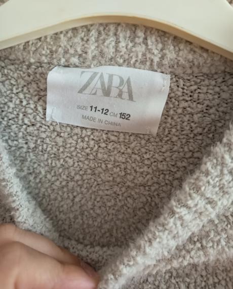 Krátky béžový svetrík zara, zara,152