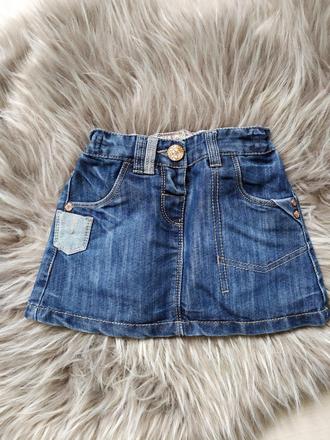 Riflová sukně jako nová, next,86