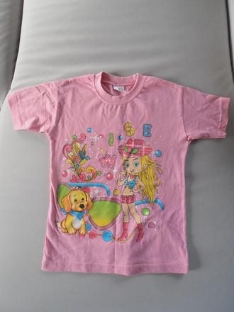 Dievčenské tričko na 4-5 rokov, 110