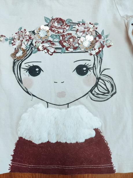 Tričko dlhý rukáv, palomino,110