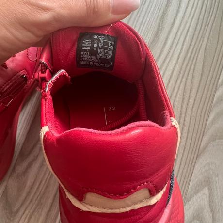 Ecco ružové kožené tenisky 32, ecco,32