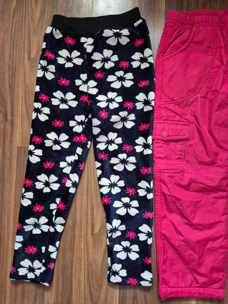 Zateplene nohavice, 128