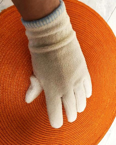 Flisové rukavice, l