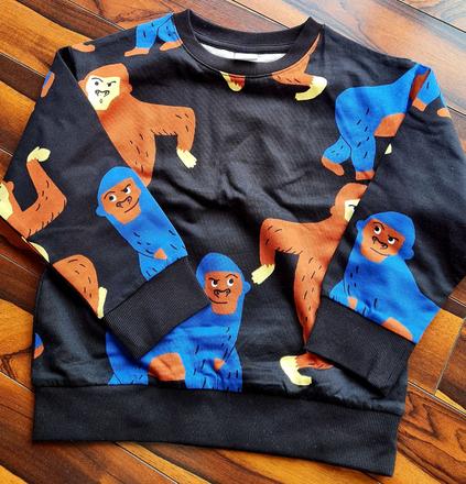 Mikinka opice lindex vel.122, lindex,122