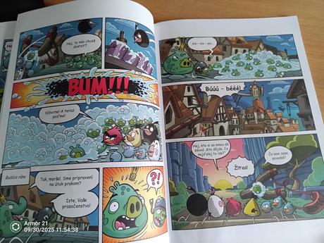 Angry birds bez praku ani ranu komiks, 