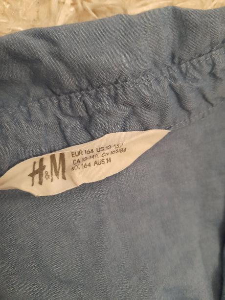 Košelové šaty s roll up rukávmi, h&m,xs