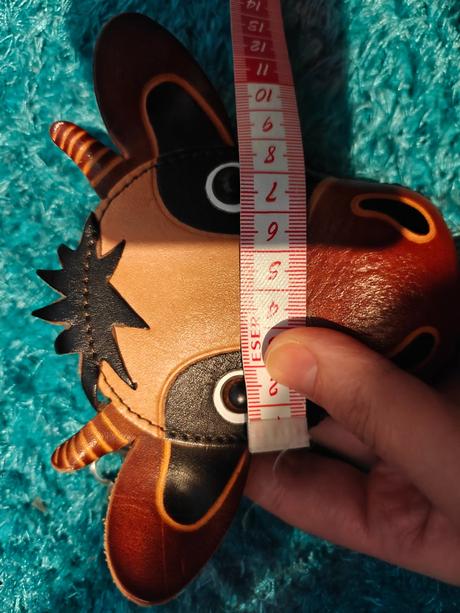 Kožená peňaženka / prívesok kravička- bulgaria,