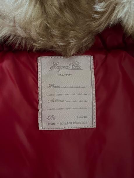 Prekrásna vesta mayoral s kožušinkovým golierom, mayoral,128