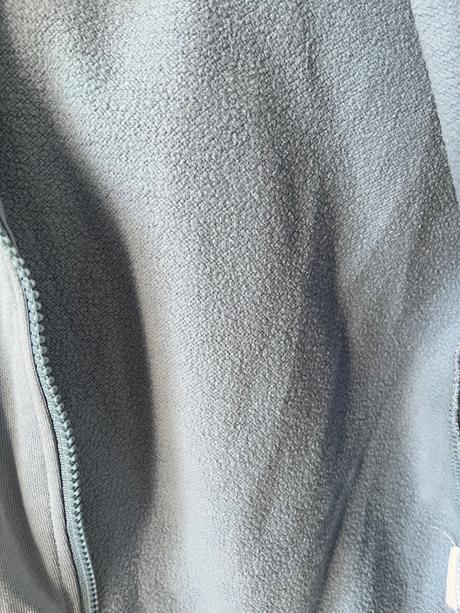 Detská svetlomodrá mikina na zips s kapucňou, 122