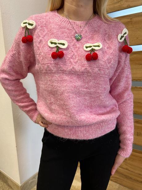 Pletený pulóver, s