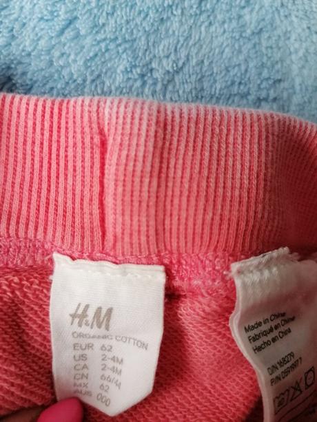 Lososove kratasky, h&m,62