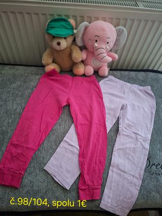 Pyzamove nohavice/tepláky č.98/104, 98