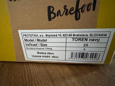 Barefoot zimné topánky, protetika,29