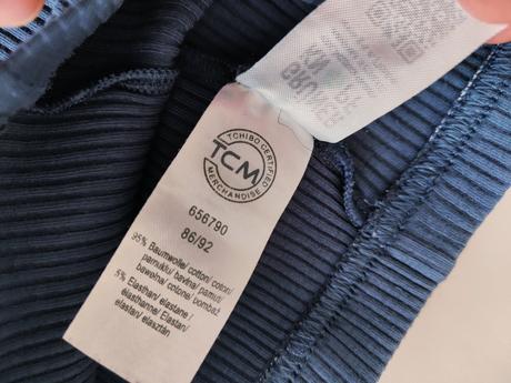 Rebrované legínky, tchibo,86