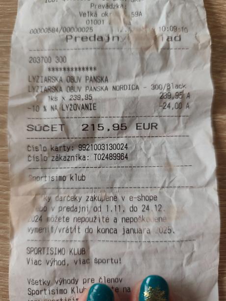 Lyžiarky, nordica,46