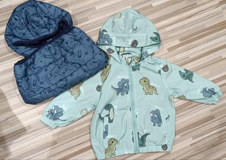 Prechodná vetrovka dino a vesta, 92